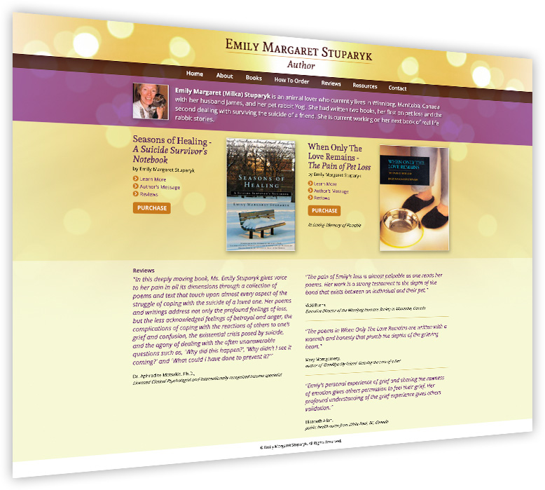 Emily Stuparyk - Author website